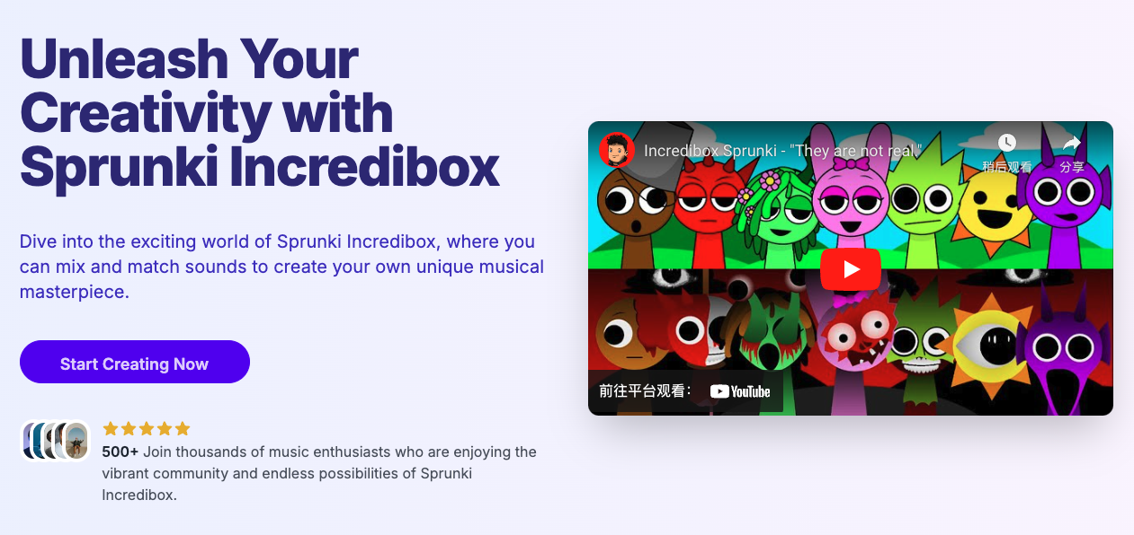 Sprunki Incredibox - Create Unique Music With Sprunki Incredibox For ...